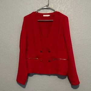 Shoedazzle Red Blazer